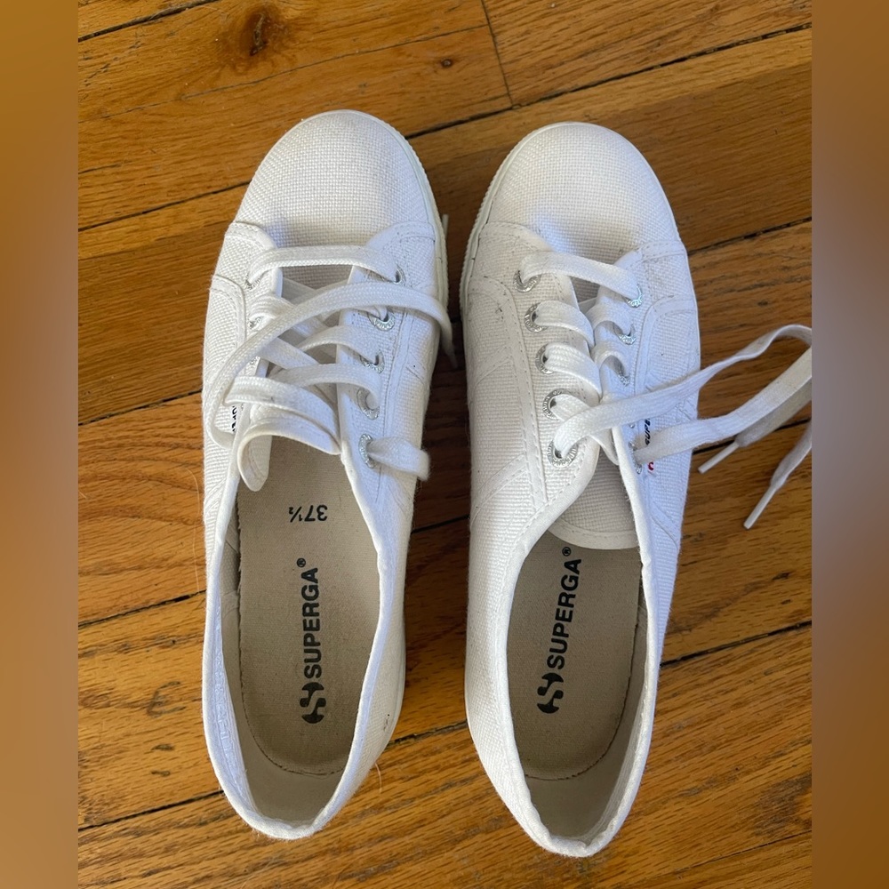 Superga 2790 Platform Sneaker White size 37.5 - Picture 9 of 9